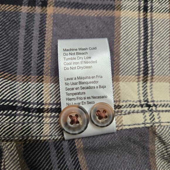 Jachs Heritage Men's Long Sleeve 100% Cotton Flannel Button-Up, Size XXL - Picture 7 of 10